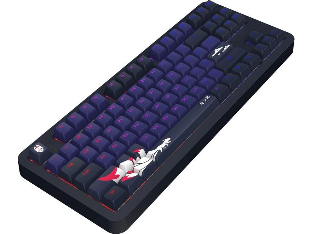 Клавиатура Red Square Alumix TKL Classic Kitsune (черный, g3ms Aquamarine)
