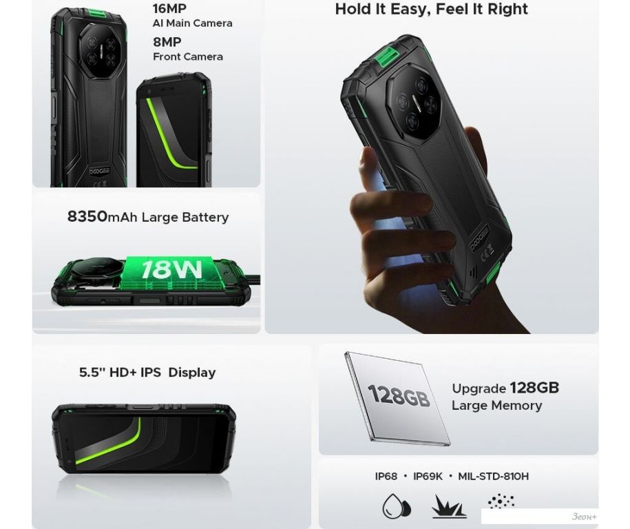 Телефон Doogee Fire 3 Ultra 6GB/256GB (серый)