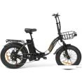 Электровелосипед SameBike City Master Fat (черный)