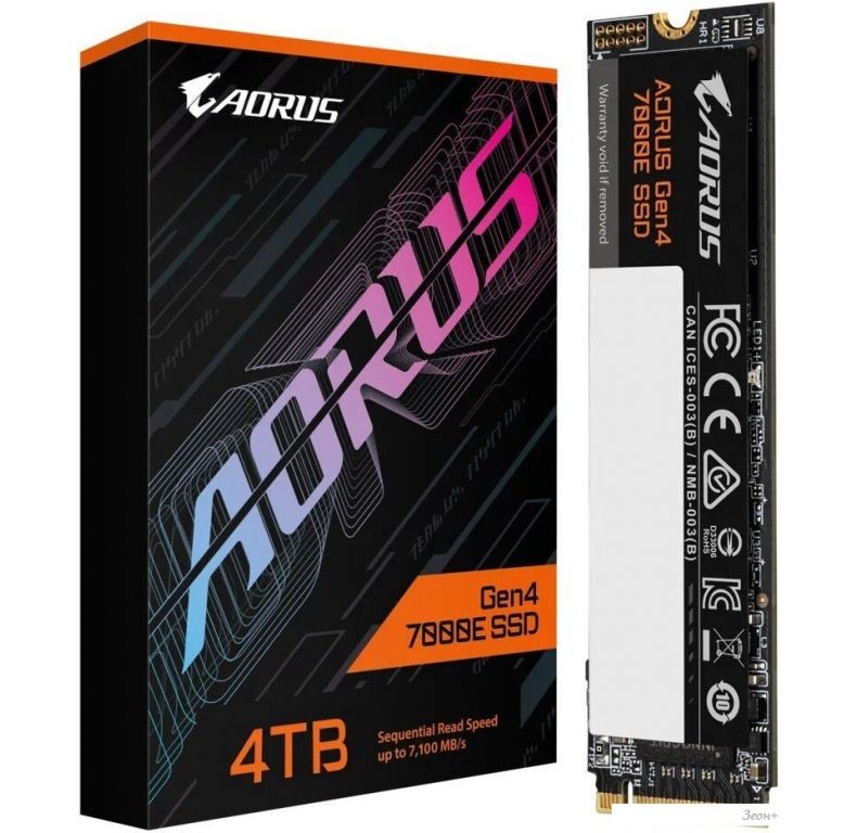 SSD Gigabyte Aorus Gen4 7000E 4TB AG470E4TB