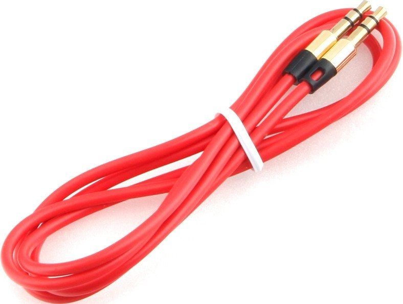 Кабель Cablexpert CCAB-01-35MM-1MR 3.5 мм - 3.5 мм (1 м, красный)