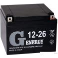 Аккумулятор для ИБП G-Energy 12-26 (12В/26 А·ч)