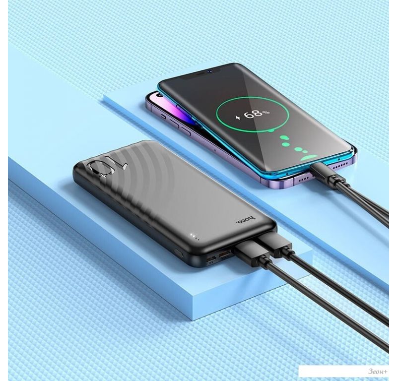 Внешний аккумулятор Hoco J123 10000mAh (черный)
