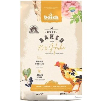 Сухой корм для собак Bosch HPC Oven Baked 70% Chicken 10 кг