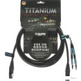 Кабель Klotz TI-M0500 XLR - XLR (5 м, черный)