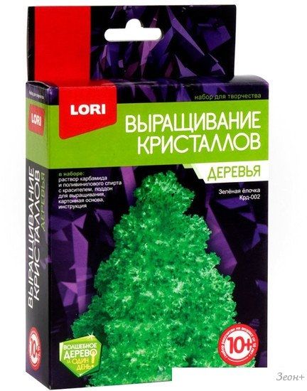 Набор для опытов Lori Деревья. Зеленая елочка Крд-002
