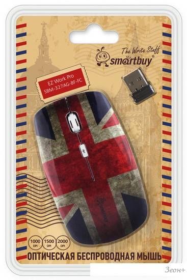 Мышь SmartBuy 327AG British Flag Full-Color Print (SBM-327AG-BF-FC)