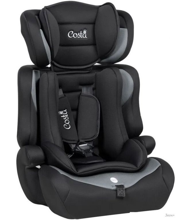 Детское автокресло Costa HC-01 (черный/серый)