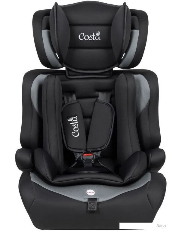 Детское автокресло Costa HC-01 (черный/серый)