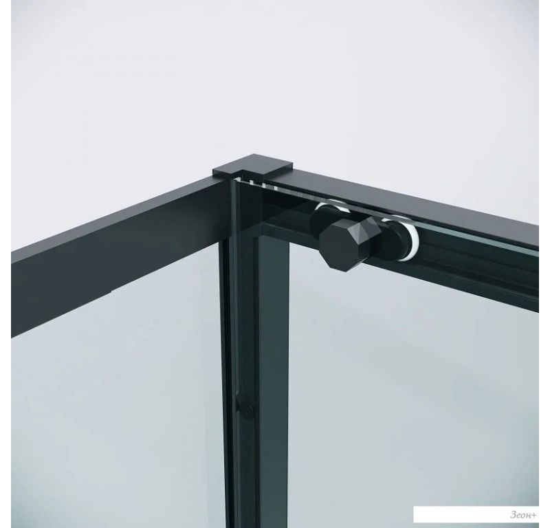 Душевой уголок Grossman Style 130x100x195 120.K33.05.1310.21.00 (черный матовый/стекло прозрачное)