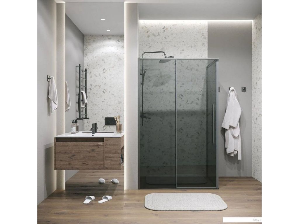 Душевой уголок Grossman Galaxy 140х100х195 120.K33.01.1410.42.10 (графит сатин/тонированное стекло)