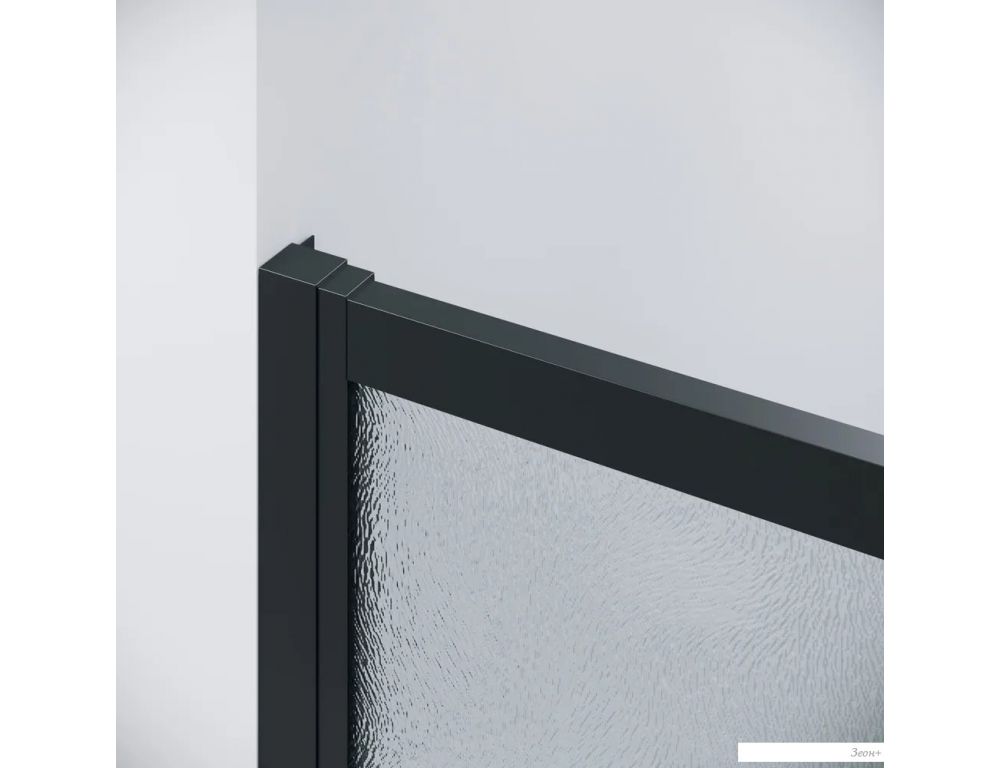Душевой уголок Grossman Cosmo 100x100x195 120.K33.02.1010.21.02 (черный матовый/стекло шиншилла)