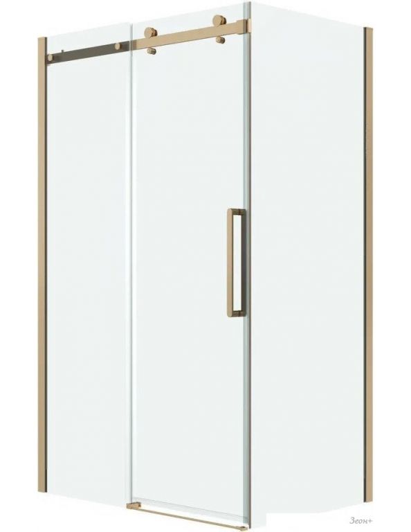 Душевой уголок Grossman Classic 130x80x195 120.K33.04.1380.32.00 (золото сатин/стекло прозрачное)