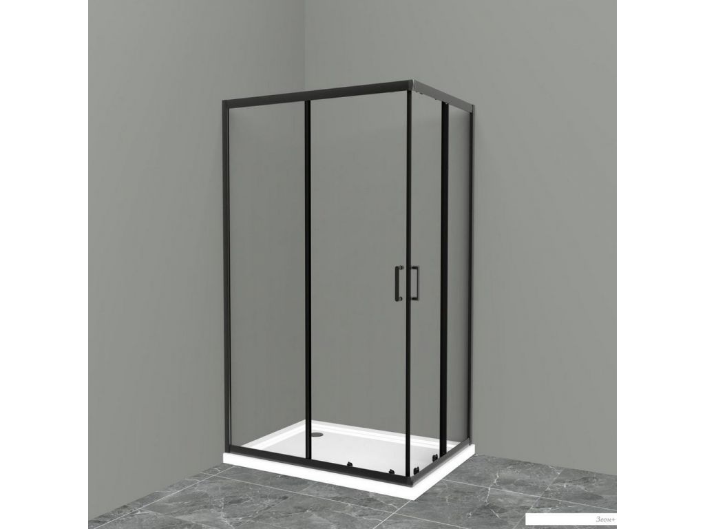 Душевой уголок BelBagno UNO-195-AH-2-120/90-C-NERO