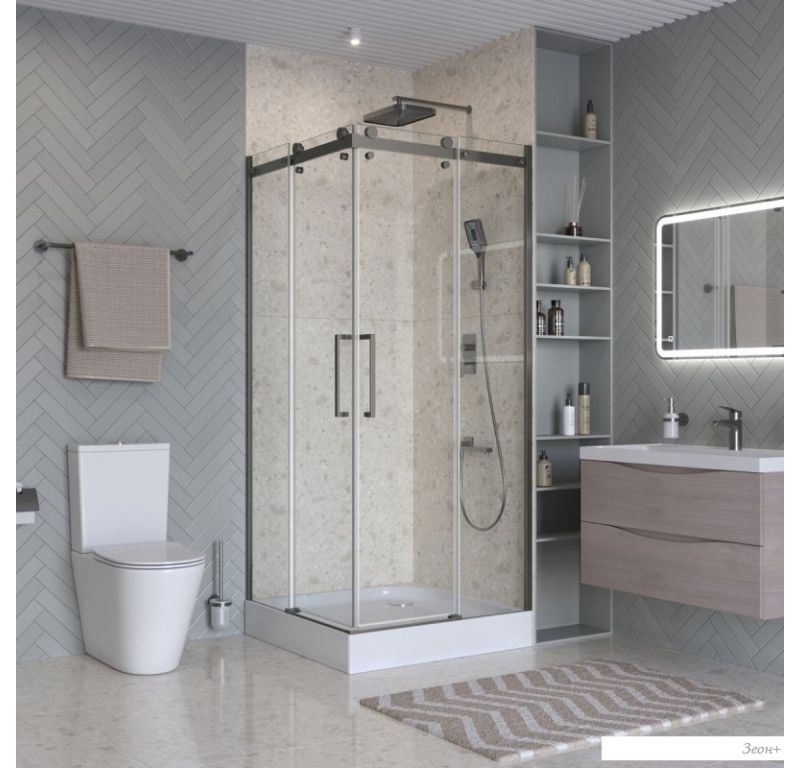 Душевой уголок BelBagno MARINO_2-AH-2-120/90-C-GM