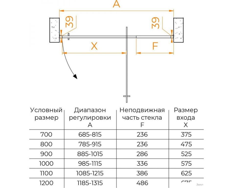 Душевая дверь RGW PA-008B 350800878-14