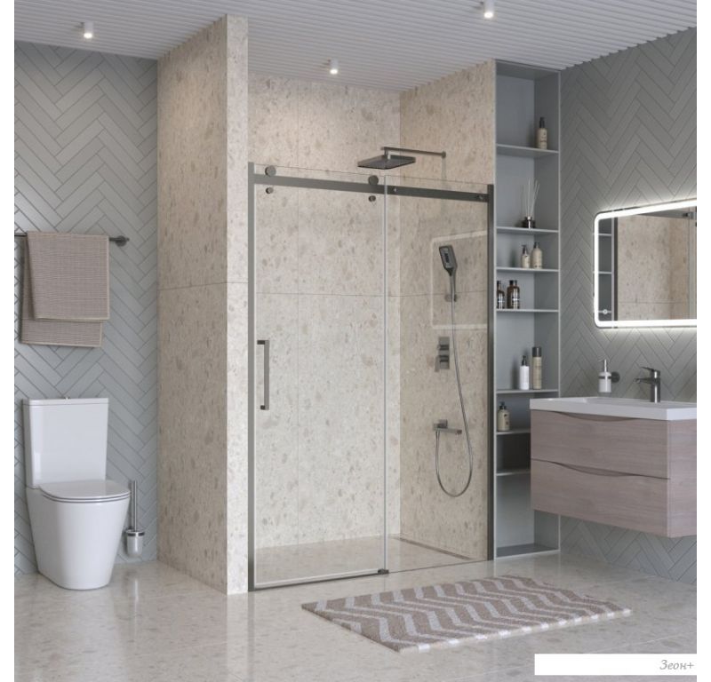 Душевая дверь BelBagno MARINO_2-BF-1-120-C-GM