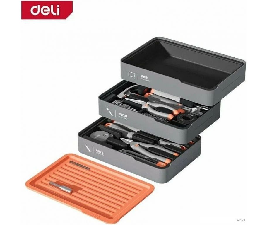 Набор домашнего мастера Deli H1001-ADE (15 предметов)