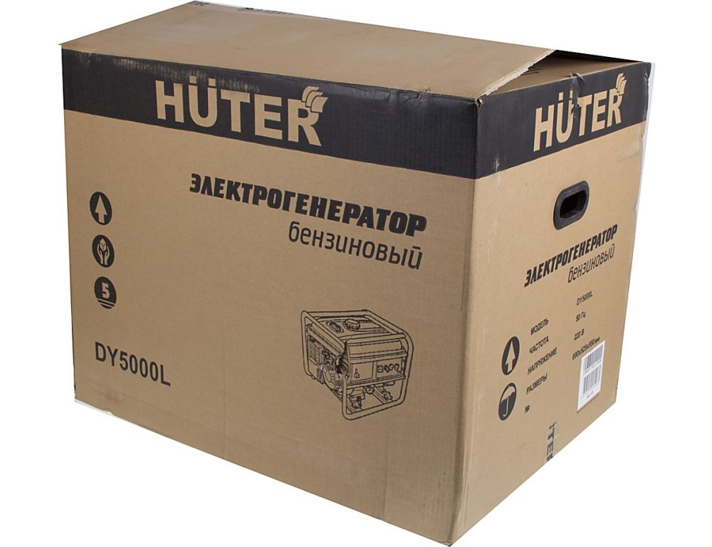 Бензиновый генератор Huter DY5000L