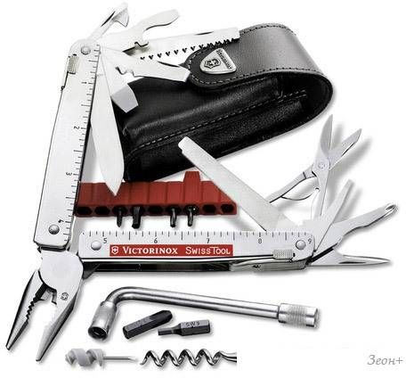 Туристический нож Victorinox SwissTool Plus 38 (3.0338.L)