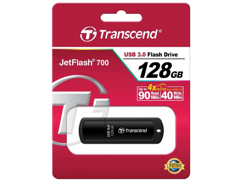 USB Flash Transcend JetFlash 700 128GB (TS128GJF700)