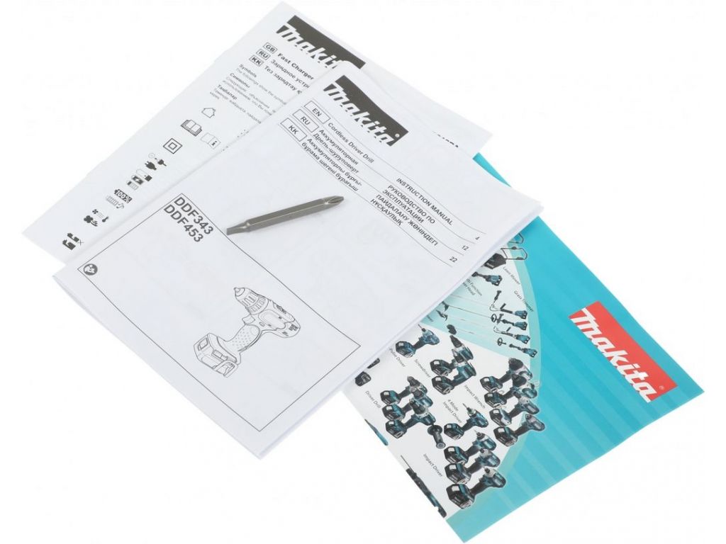 Дрель-шуруповерт Makita DDF453RFE