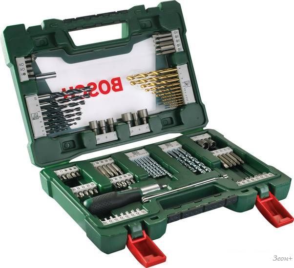 Универсальный набор инструментов Bosch V-Line Titanium 2607017195 91 предмет