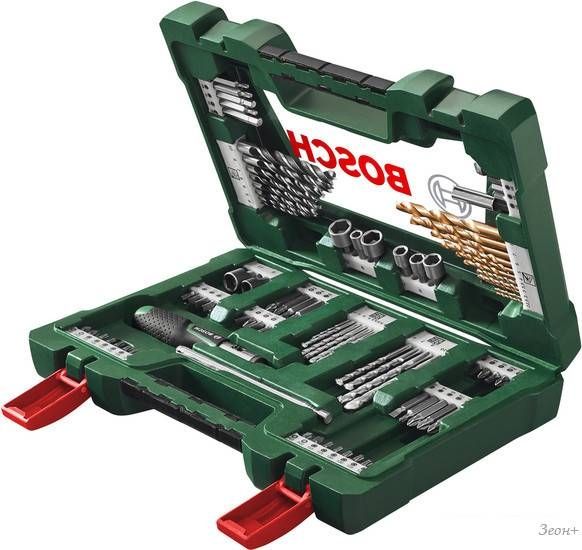 Универсальный набор инструментов Bosch V-Line Titanium 2607017195 91 предмет