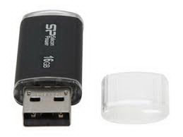 USB Flash Silicon-Power Ultima II I-Series Black 16 Гб (SP016GBUF2M01V1K)