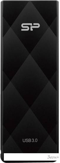 USB Flash Silicon-Power Blaze B20 Black 32GB (SP032GBUF3B20V1K)