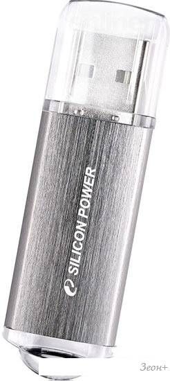 USB Flash Silicon-Power Ultima II I-Series Silver 32 Гб (SP032GBUF2M01V1S)
