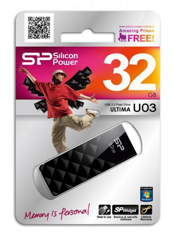 USB Flash Silicon-Power Ultima U03 32GB (SP032GBUF2U03V1K)