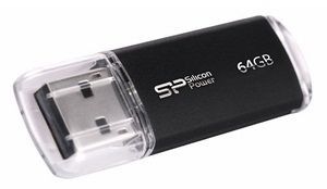 USB Flash Silicon-Power Ultima II I-Series Black 64 Гб (SP064GBUF2M01V1K)