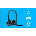 Офисная гарнитура Logitech H390 (черный)