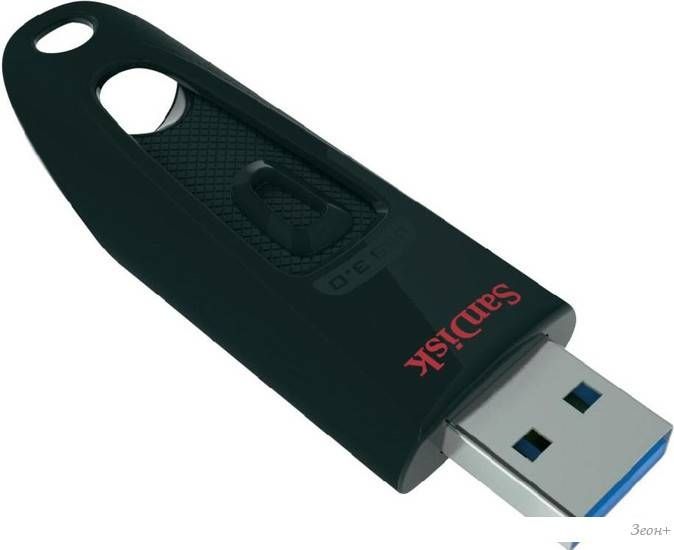 USB Flash SanDisk Ultra USB 3.0 Black 128GB (SDCZ48-128G-U46)