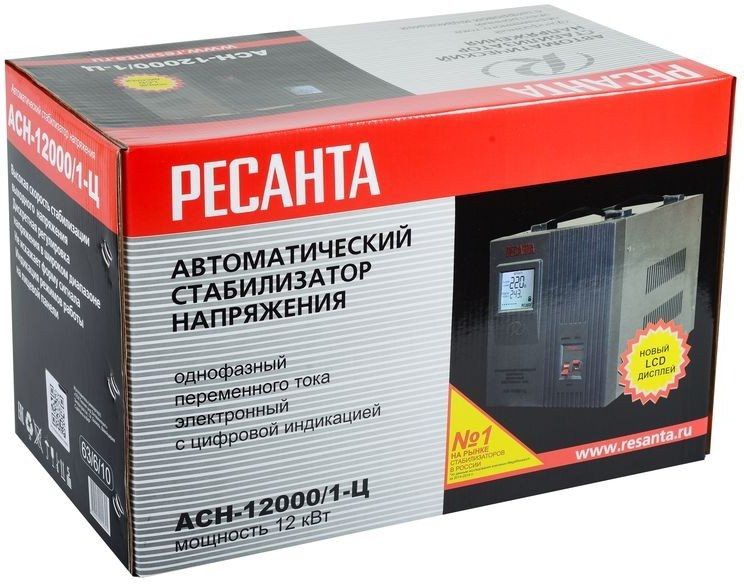 Стабилизатор напряжения Ресанта АСН-12000/1-Ц