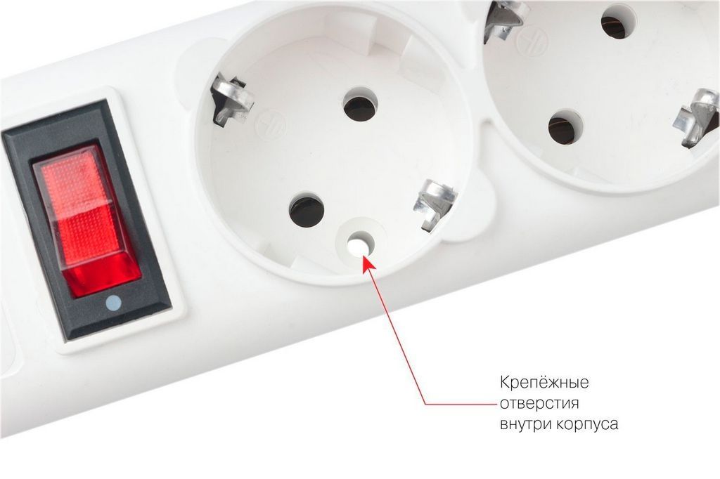 Сетевой фильтр Power Cube 5 розеток, белый, 3 м (SPG-B-10-WHITE)