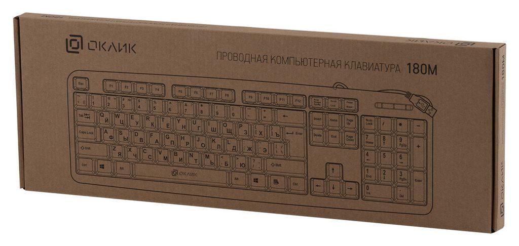 Клавиатура Oklick 180M Standard Keyboard