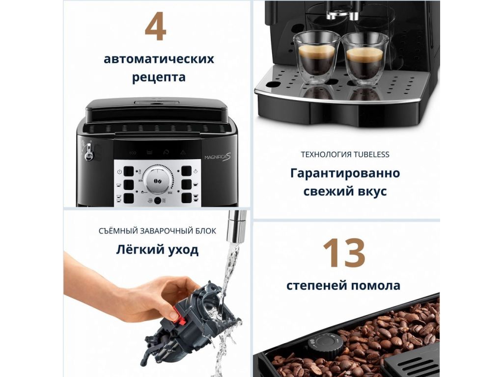 Эспрессо кофемашина DeLonghi Magnifica S ECAM 22.110.B