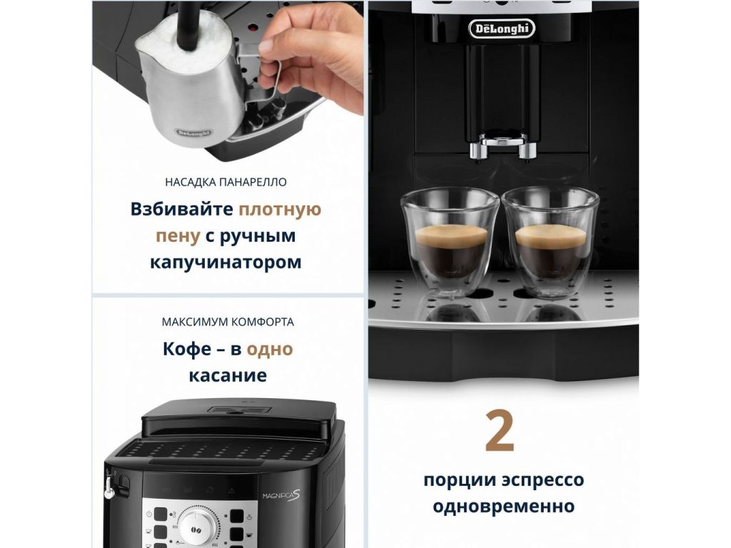 Эспрессо кофемашина DeLonghi Magnifica S ECAM 22.110.B