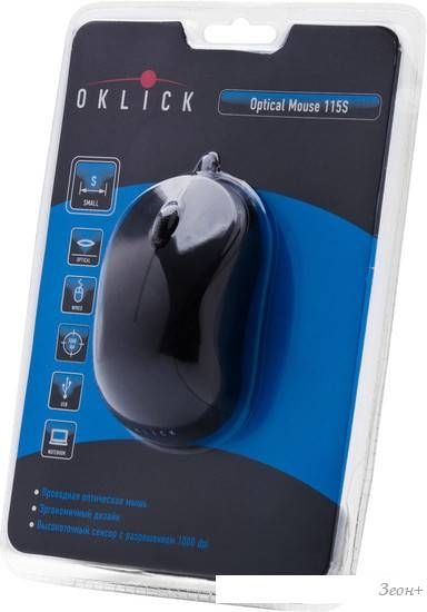 Мышь Oklick 115S (черный)