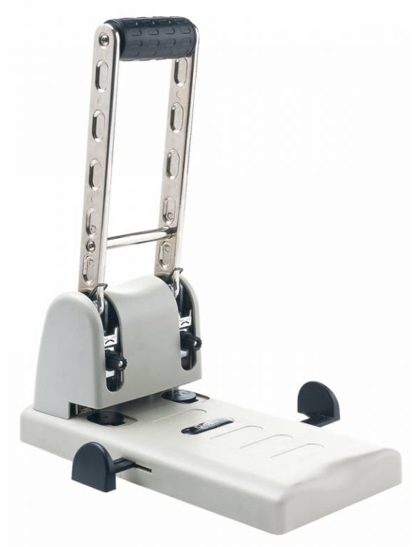 Дырокол Deli Heavy Duty E0130 макс.:100лист. металл ассорти отв.:2 с линейкой