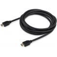 Кабель аудио-видео Buro 2.0 HDMI (m)/HDMI (m) 3м. Позолоченные контакты черный (HDMI 2.0 BHP)