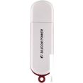 USB Flash Silicon-Power LuxMini 320 White 64GB (SP064GBUF2320V1W)