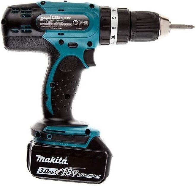 Дрель-шуруповерт Makita DHP453RFE