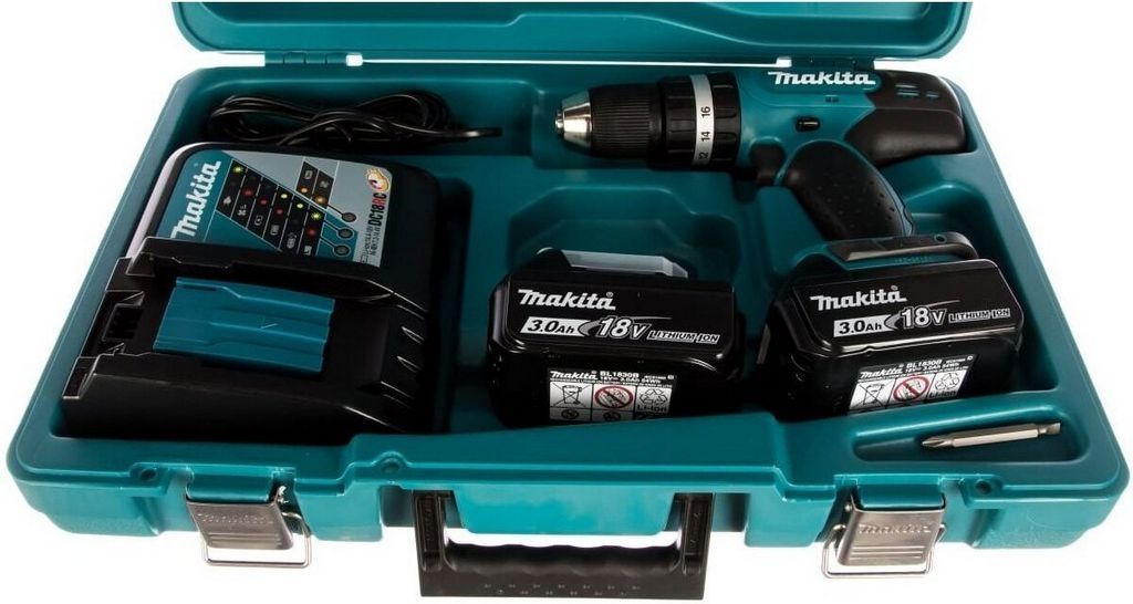 Дрель-шуруповерт Makita DHP453RFE