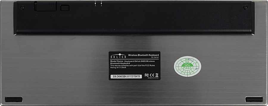 Клавиатура Oklick 840S Wireless Bluetooth Keyboard
