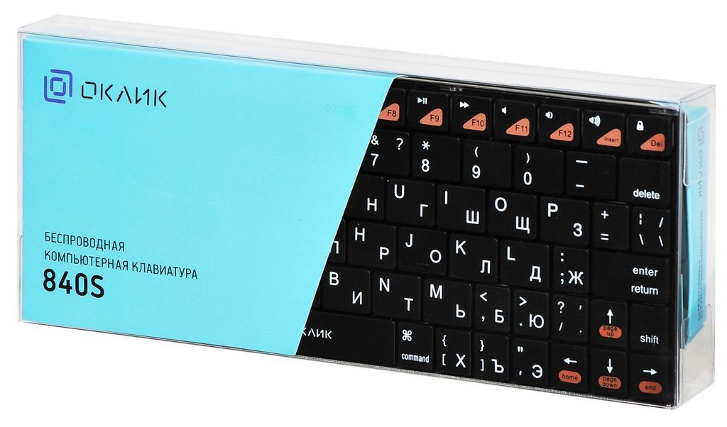 Клавиатура Oklick 840S Wireless Bluetooth Keyboard