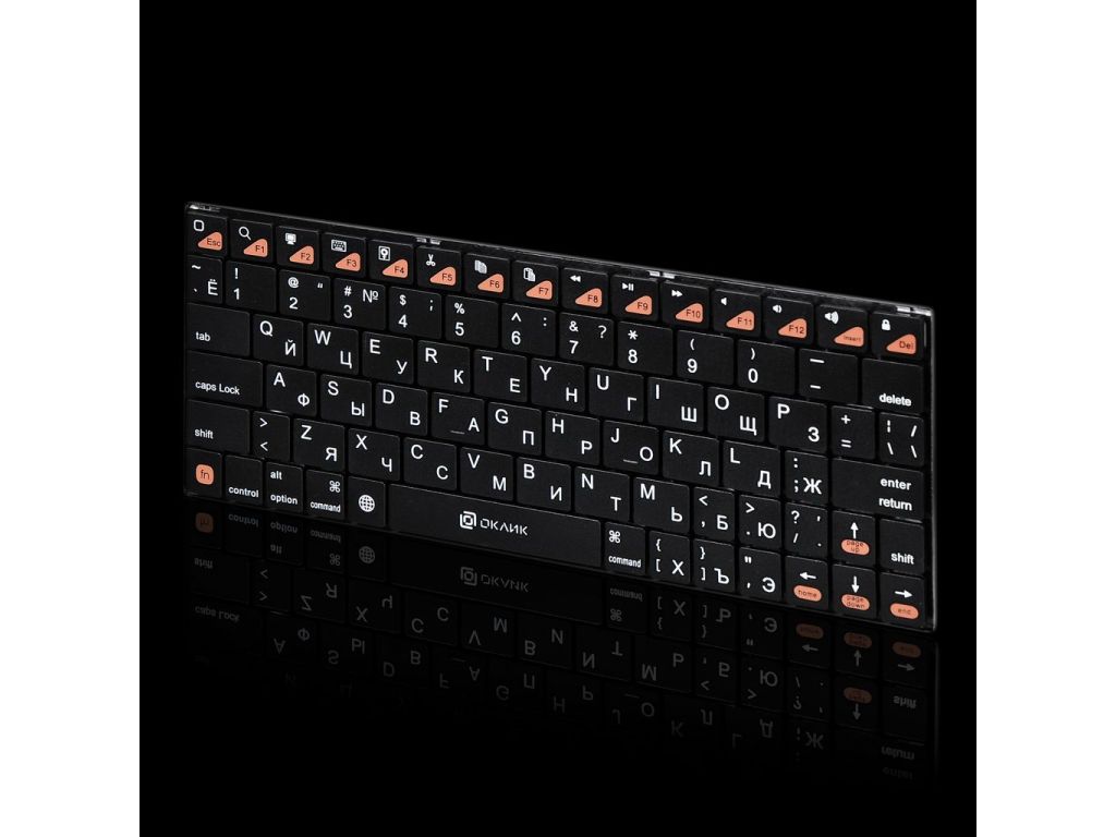 Клавиатура Oklick 840S Wireless Bluetooth Keyboard