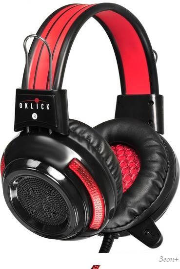 Наушники Oklick HS-G300 Armageddon (черный/красный)